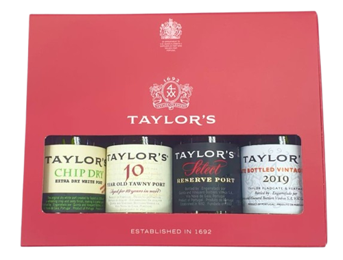 TAYLOR´S CONJUNTO 4 MINIATURAS VINHO DO PORTO