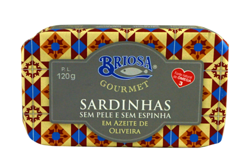 SARDINHA SEM PELE E SEM ESPINHA BRIOSA