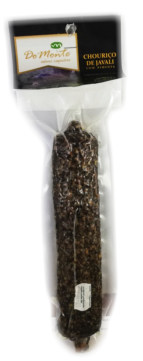 CHOURIÇO DE JAVALI COM PIMENTA