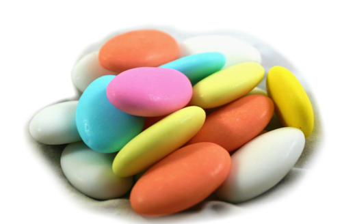 DRAGEIAS DE CHOCOLATE TIPO BELGA