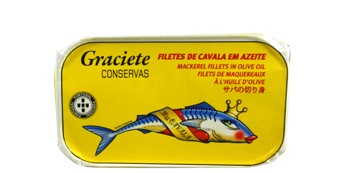 FILETES DE CAVALA EM AZEITE GRACIETE
