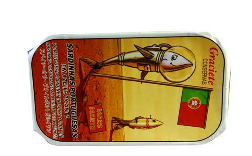 SARDINHAS EM AZEITE PICANTE GRACIETE